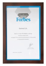 III. POSITION IN THE FORBES DIAMONDS 2010 RANKING